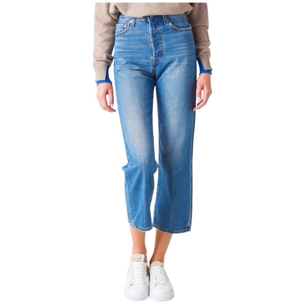 LEVI’S Premium Women's The Ribcage Straight Ankle Jean Size 27 X 27